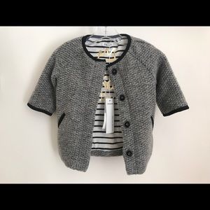NWT IKKS baby wool coat 6m/67